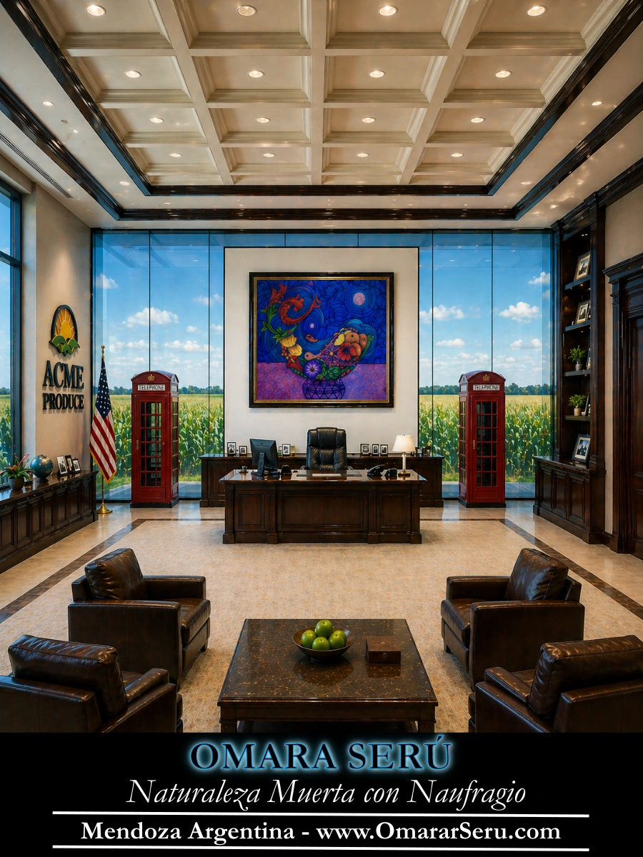 Naturaleza Muerta con Naufragio — artwork by Omara Seru